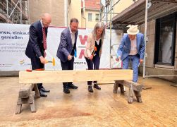 Richtfest Fuer Neues Saaltor In Jena Gefeiert 16